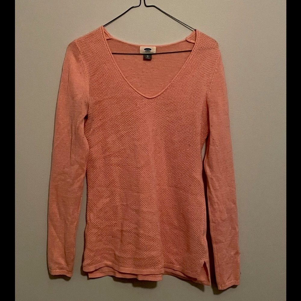 Pink old navy knit sweater